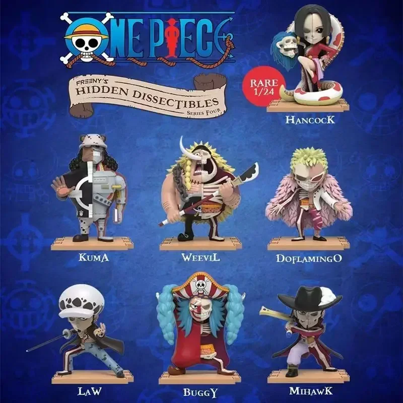 One Piece Mightyjaxx Blind Box Fourth Generation Boa Hancock Buggy Doflamingo Action Figure Anime Mystery Box Gift Toy Model