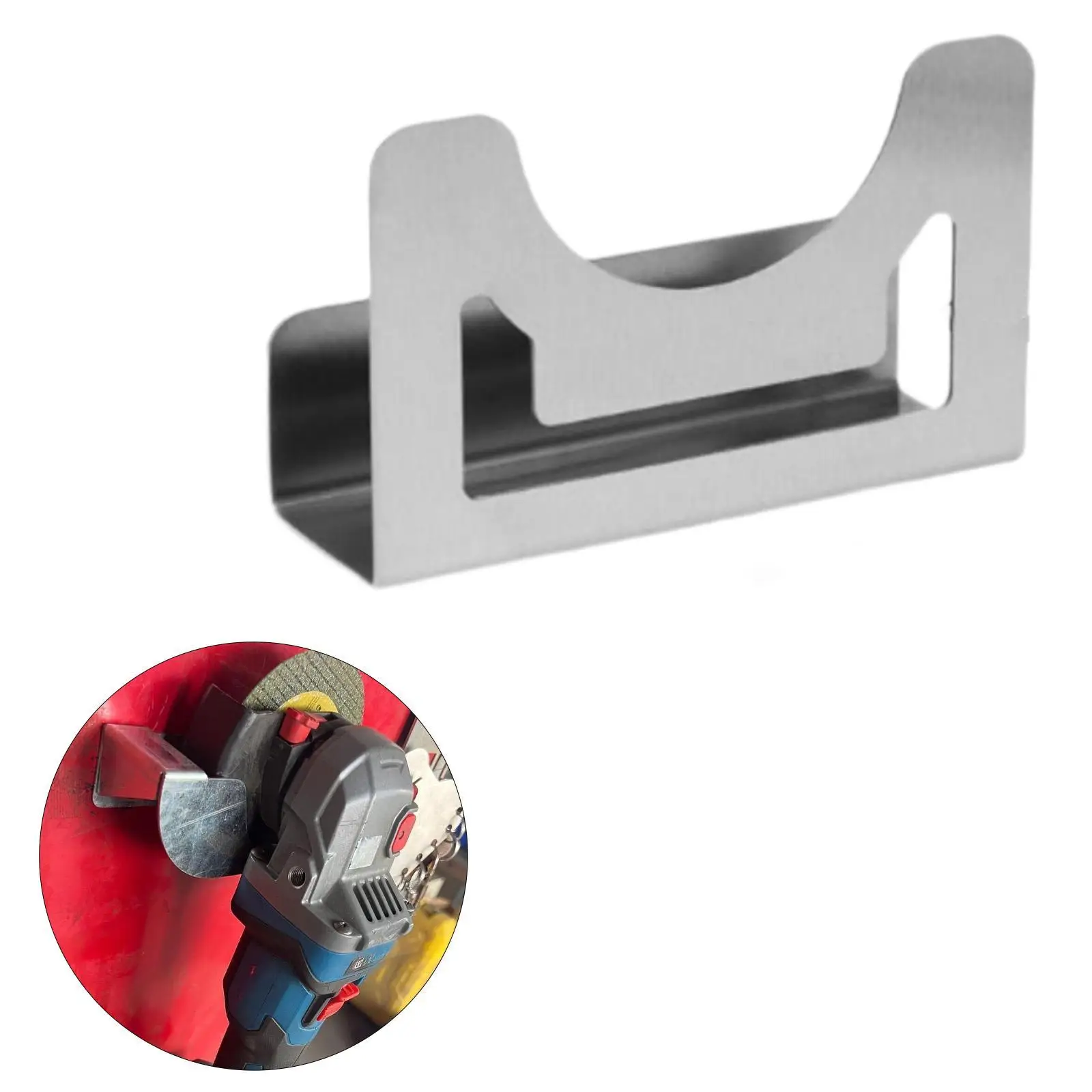 

Angle Grinder Holder Tool Wear Resistant, Easy to Use, Wall Mount Organizer Bracket for Polishers