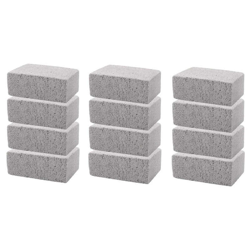 

New 12PCS BBQ Grill Cleaning Brush Brick Block Barbecue Cleaning Stone Pumice Brick For Barbecue Rack Cleaner BBQ Tools