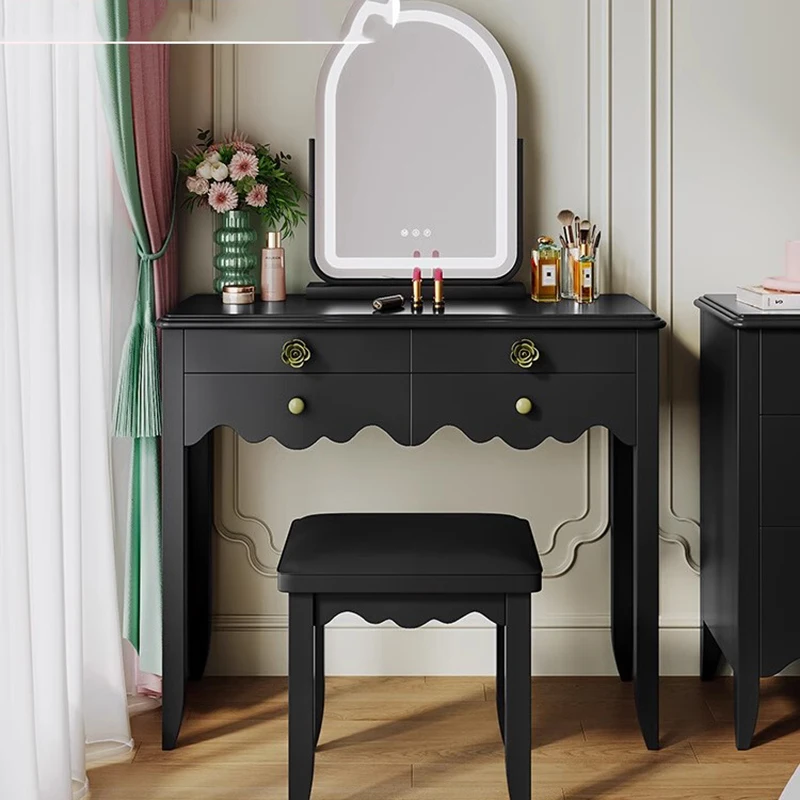 

Vanity Dressing Table Drawers Mobile Headboards Drawers Storage Makeup Vanity Nightstands Mesas De Maquiagem Bedroom Furnitures