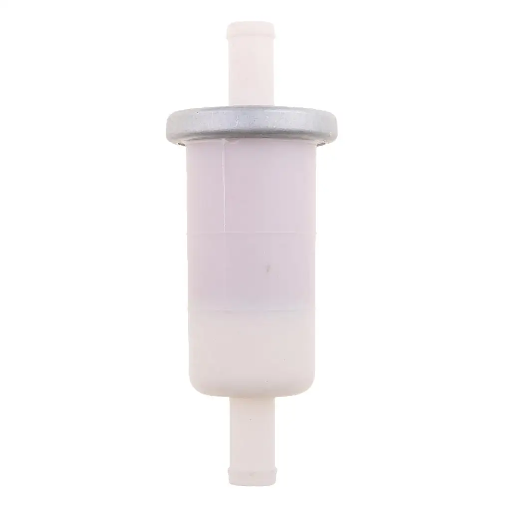 Plastic Motorbike Motorcycles Fuel Gas Filter Inline 10mm Accs