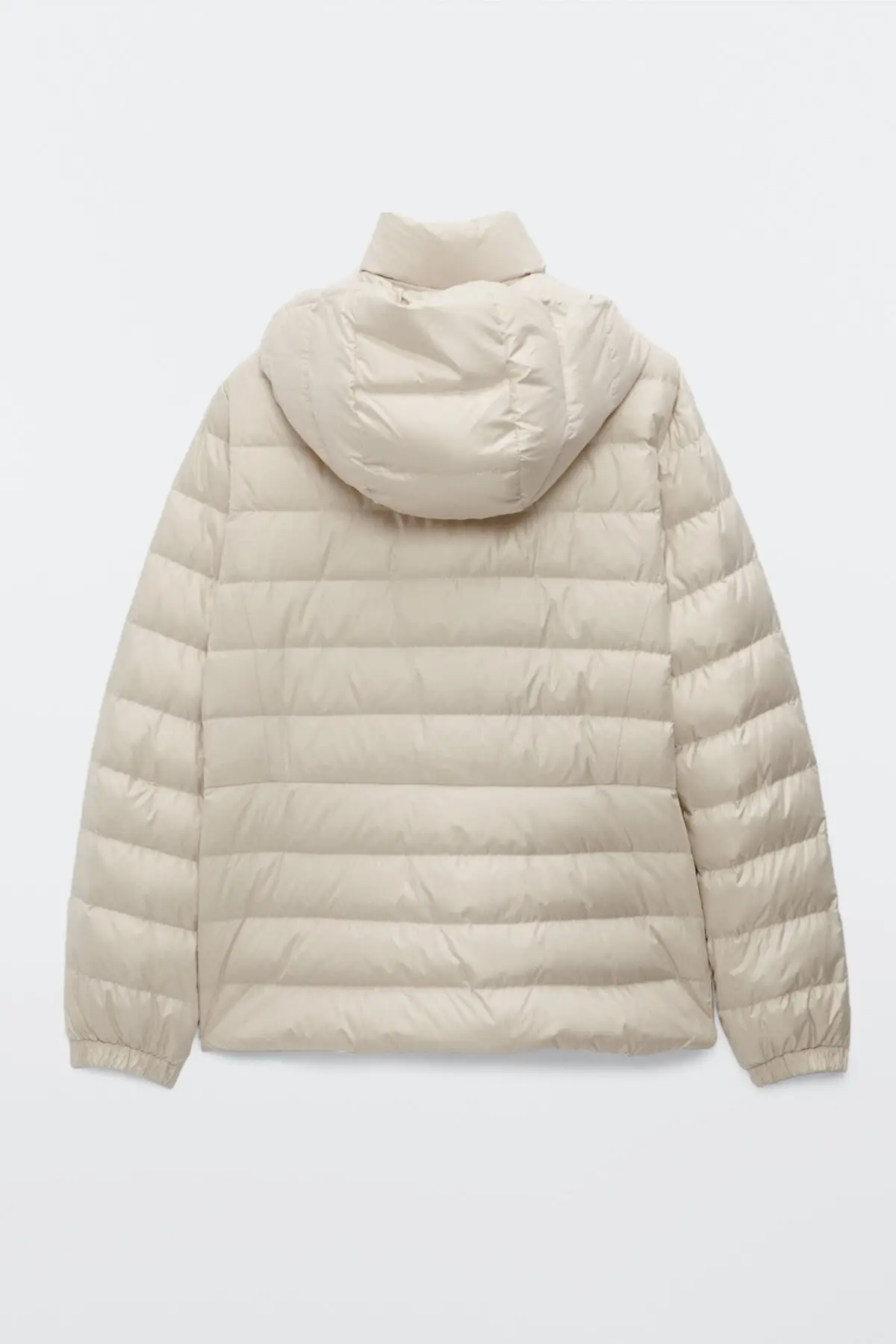 Women's Hooded Beige Inflatable Parka Casual Stylish Fashion Women's Clothing Outdoor Winter Wear Women Beige Parkas Down Parkas