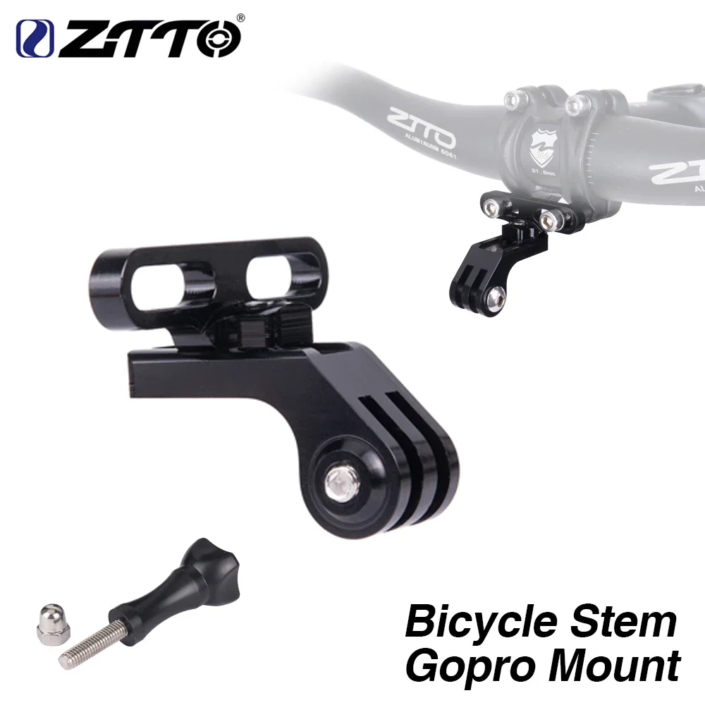 

1pcs ZTTO High-Strength Bicycle Stem Gopro Mount Lightweight CNC Holder Universal adapter for XC AM MTB Mountain Road Bike