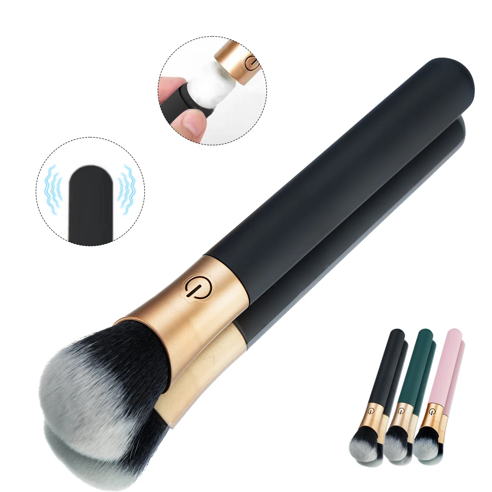 

Makeup Brush Vibrator For Female Mini Bullet Vibrators 6 Modes Masturbator G Point Clitoral Vaginal Anal Massage Women Sex Toy