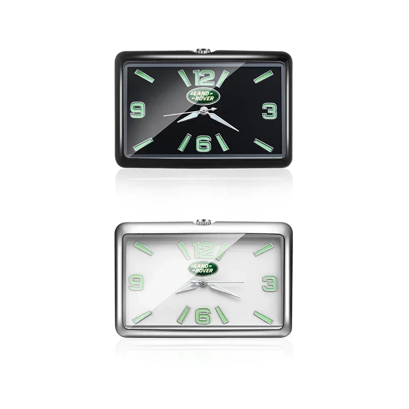 Car Alloy Small Square Clock for Land Rover L322 Santana Lr2 Discovery Sport Defender 110 Freelander Auto Mini Clock Accessories