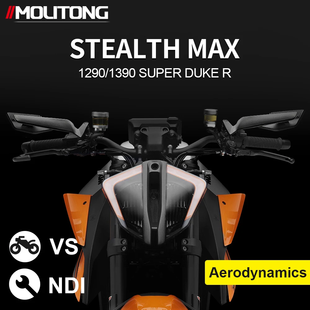 

Зеркало для мотоцикла KTM 790 DUKE/1290 SUPER DUKE R, боковое зеркало заднего вида с антибликовым покрытием на 360° ° Регулируемый