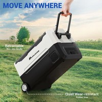 Mudiro 12 Volt Refrigerator with Bluetooth function 12V Car Fridge 35L(37QT) 55L(58QT) -4℉~68℉ Freezer Compressor Cooler 12/24V