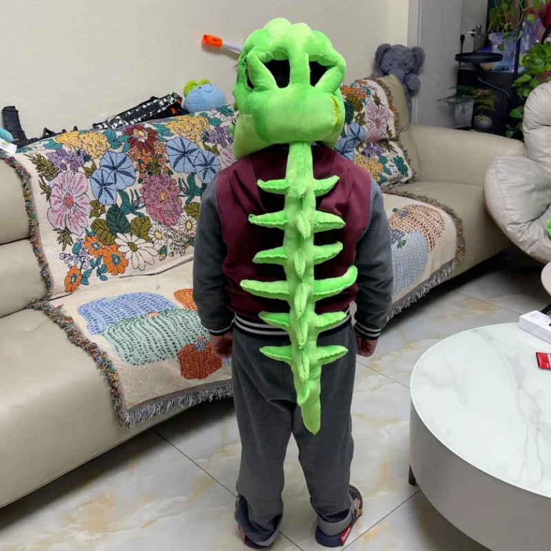 Dinosaurus skelet hoofdmasker volledige hoofd draagbare helm volwassen cosplay prop feestdecoratie kostuum accessoire vakantie cadeau