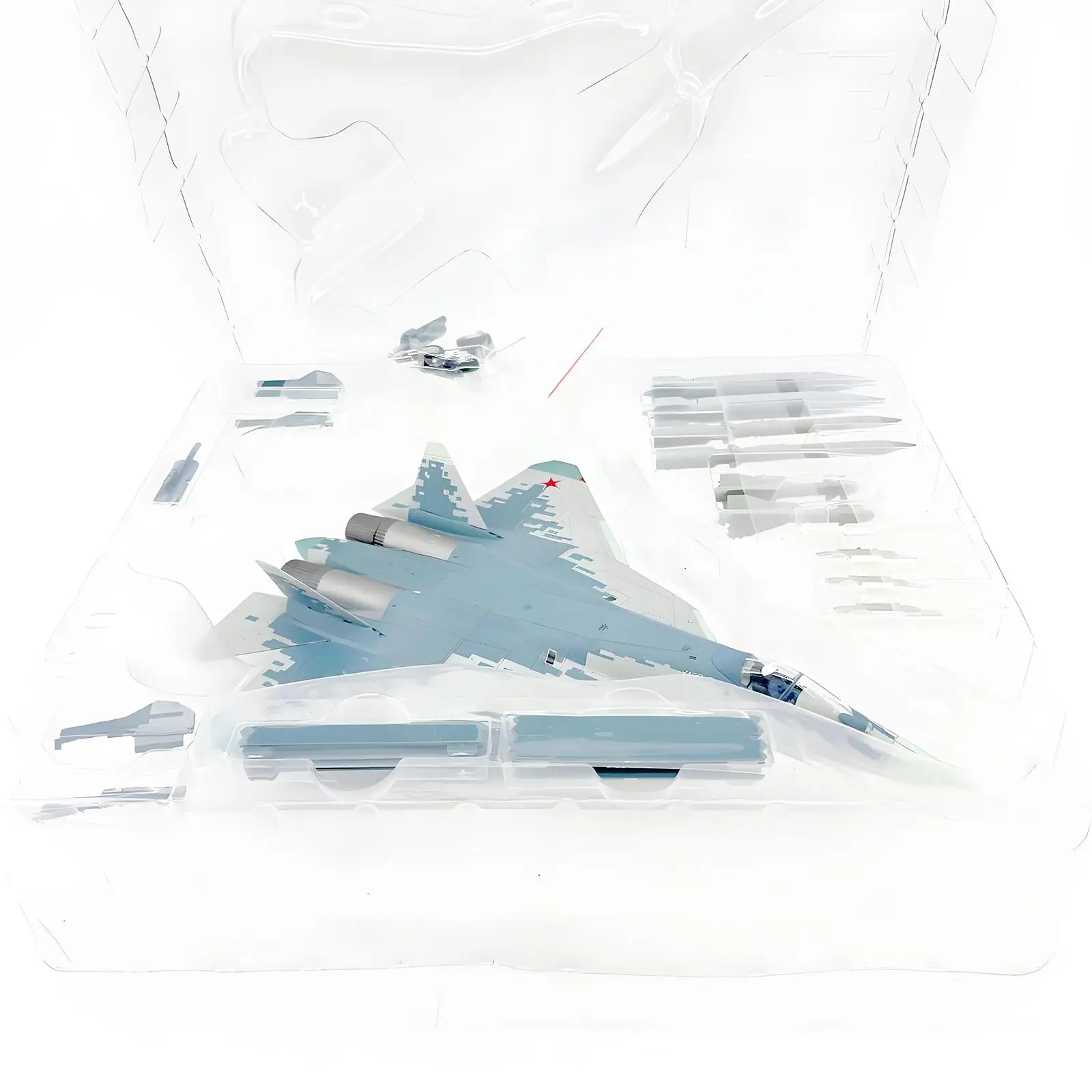 

1:72 Scale Scale -57 Fighter Model Collector Gift Ornament Russian Jet Plane Model Aircraft Display Toy for Home Desk