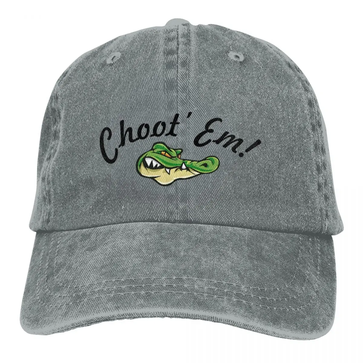 Baseball Caps Swamp People Choot'Em Outfits Unisex Style Fashion Distressed Cotton Choot Em Headwear Adjustable Fit