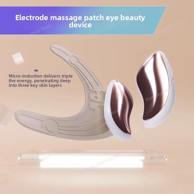 Eye Beauty Device: Reduces Eye Wrinkles & Dark Circles,Microcurrent Massager for Pouch Removal  massager electric sombra