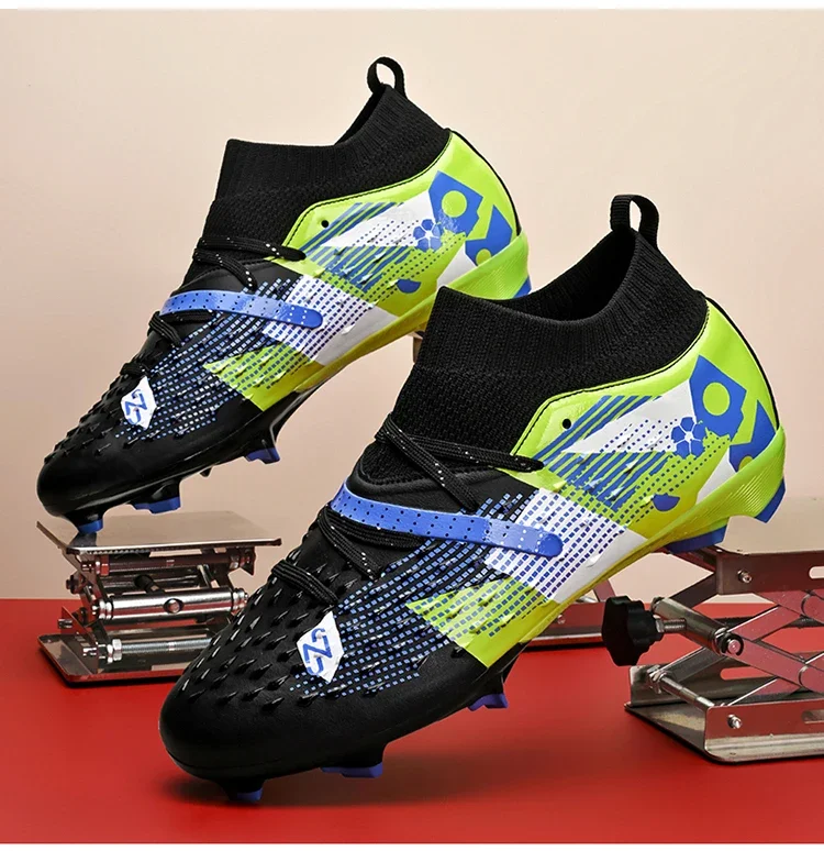 Neue Männer Fußball Schuhe Hochwertige Outdoor Hohe Knöchel Ultraleicht Indoor Fußball Stiefel Nicht-Slip Sport Schuhe Futsal Nicht-Slip – Detail 11