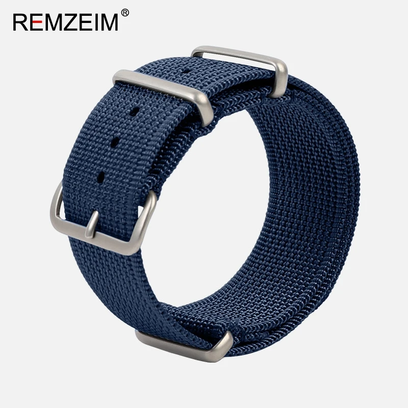 Hochwertiges Nylon-Uhrenarmband, braun, grün, schwarz, Band, Militär, lässig, Armband, Armee, Sport, Armband, Ersatzgürtel – Detail 12