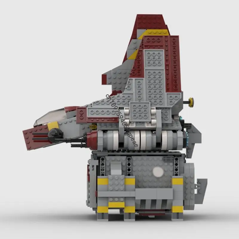 

New 746Pcs Famous Star Battle Movie Moc Rho Transport Shuttle Model Diy Creative Ideas Kid Toy Birthday Gift Custom Puzzle 8019