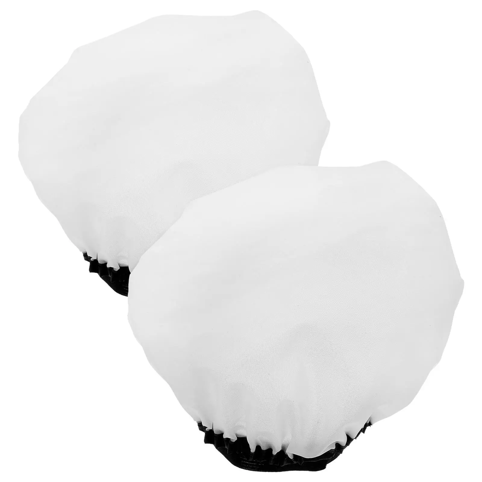 2Pcs 7Inch Lamp Shade Cloth Cover for Soft Light Diffuser Photography Light Shade Lamp Covers Durable Easy Install