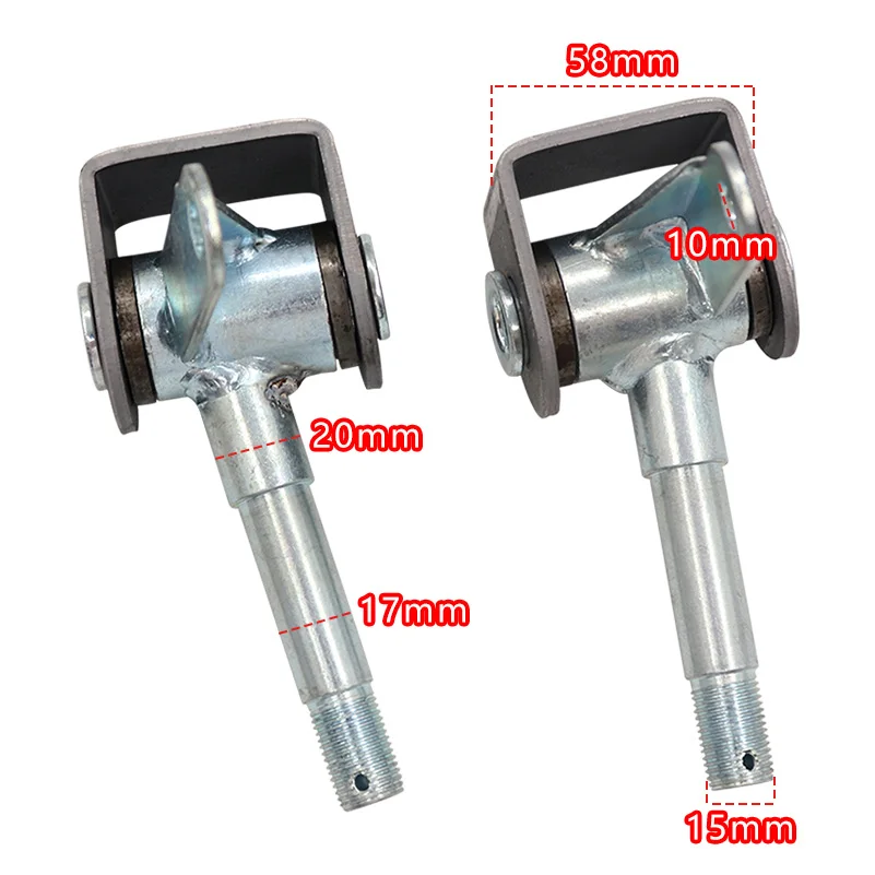 Go-kart accessories self-made four wheel modification sheep horn steering joint flange hub fixing seat front wheel bearing seat