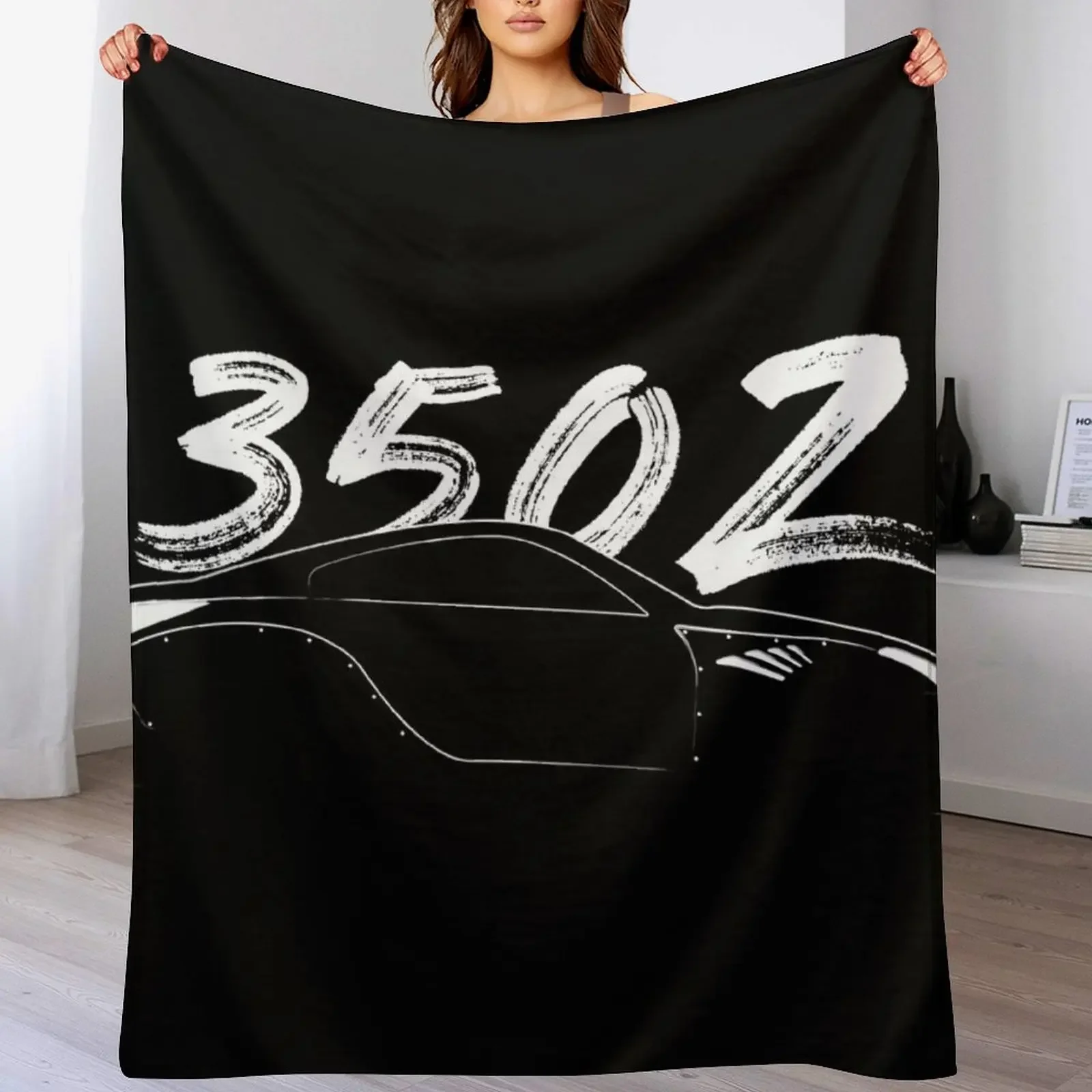 

White 350Z Throw Blanket cosplay anime Heavy bed plaid Blankets
