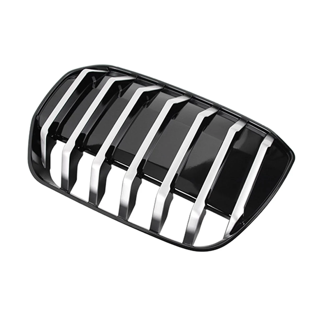 Silver Front Bumper Kidney Grill for BMW G08 IX3 2020-2023 M Style Air Intake Grille Car Racing Grilles Body Kit