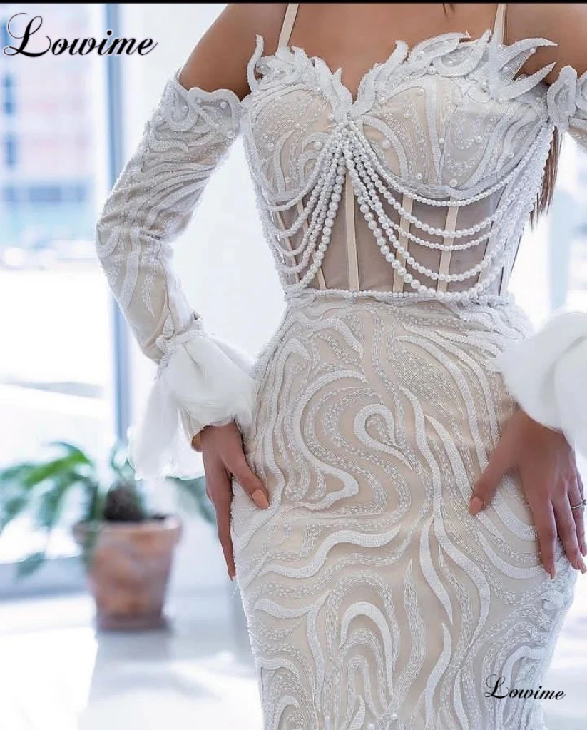 White Lace Evening Dresses For Women 2023 Off Shoulder Sweetheart Prom Dresses For A Wedding Engagement Dresses Robes De Soirée