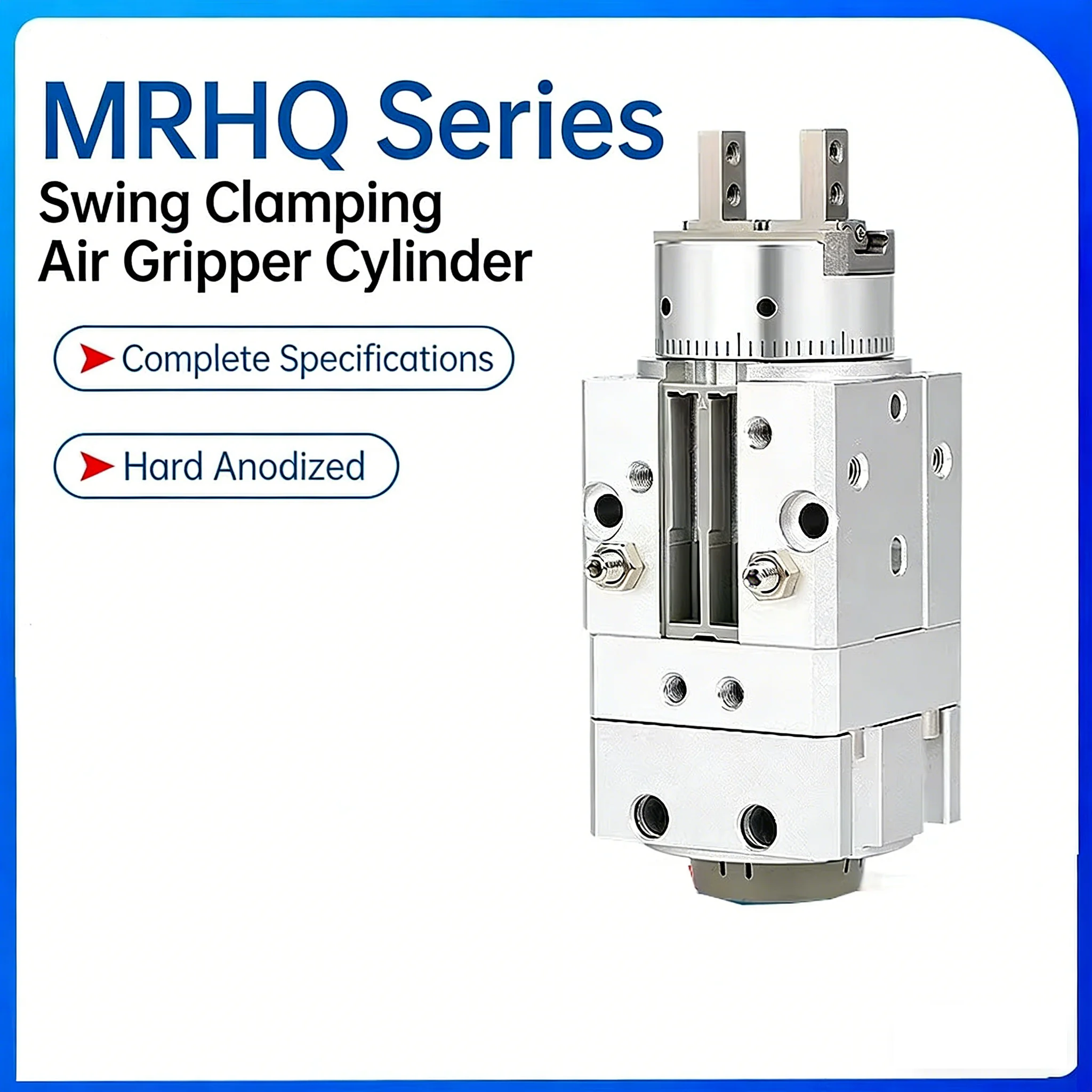 

Pneumatic Swing Rotary Clamping Air Claw Finger Cylinder MRHQ10D/16D/20D-90S-180S-N