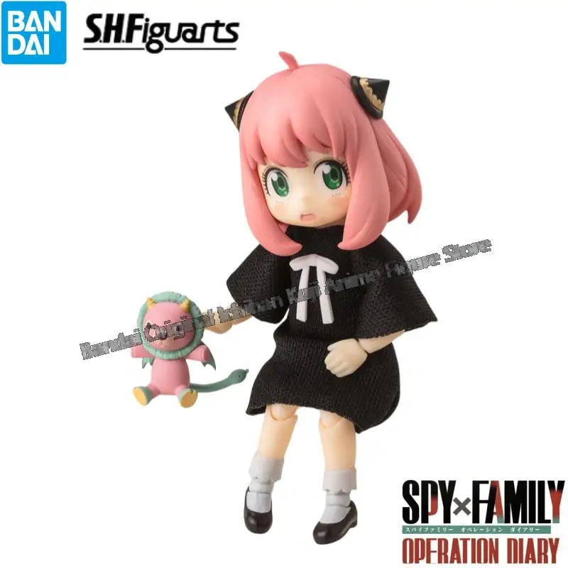 

Bandai в наличии, оригинальная коробка, гаражный комплект, модель шпионской семьи, Anya Forger S H Figuarts, персонажи аниме, оригинальная статуя, экшн-фигурка