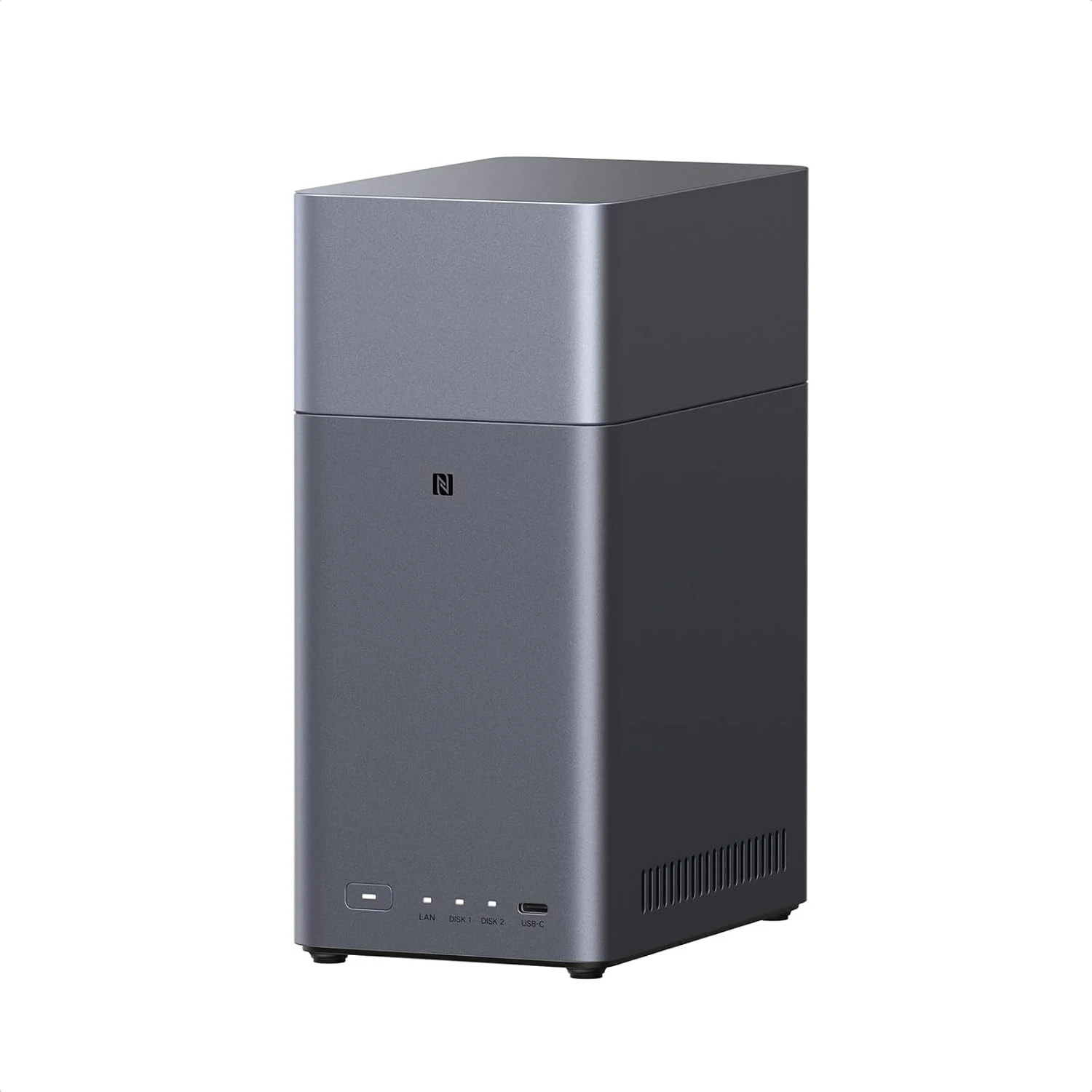 NASync DH2300 2-Bay Desktop NAS, Support Capacity 60TB (Diskless NASync DH2300 2-Bay Desktop NAS, Support Capacity 60TB (Diskless