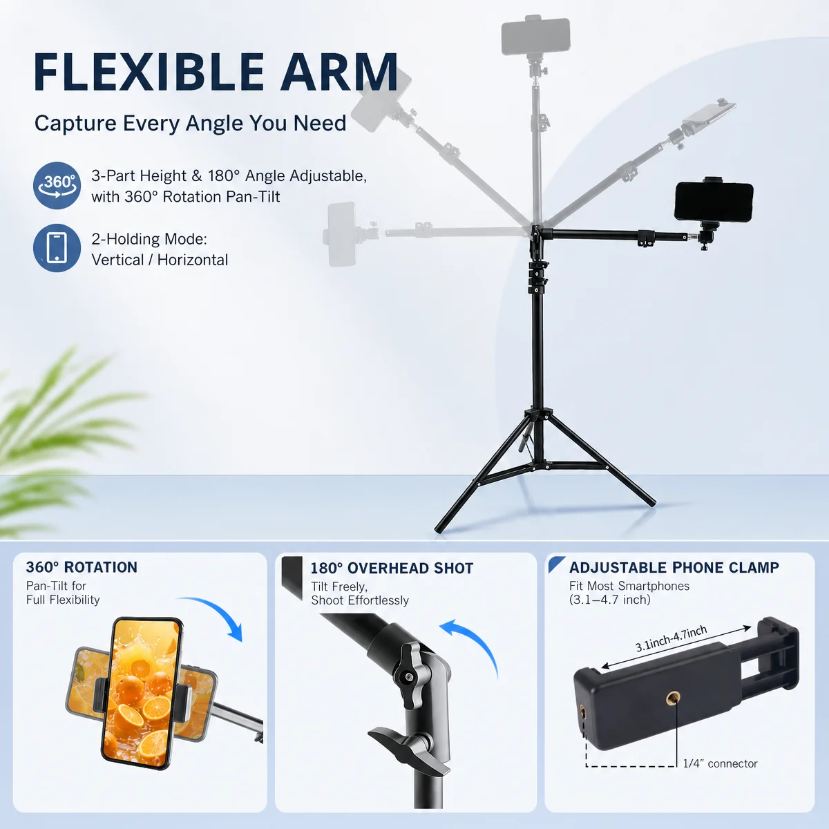 ขาตั้งไฟถ่ายภาพแบบหมุนได้ ปรับ - Photography Lighting Angles บทวิจารณ์และราคา