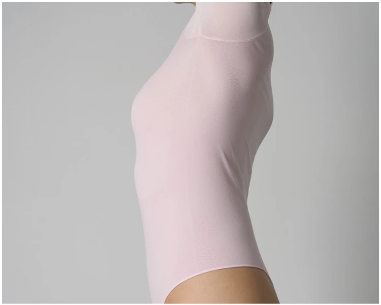 VITALINOVO Damen-Body mit Rundhalsausschnitt und langen Ärmeln, Basic Slim Fit, bequem, leicht, zum Schichten, sexy Tanga-Top, Herbst-Winter-Outfits – Detail 4