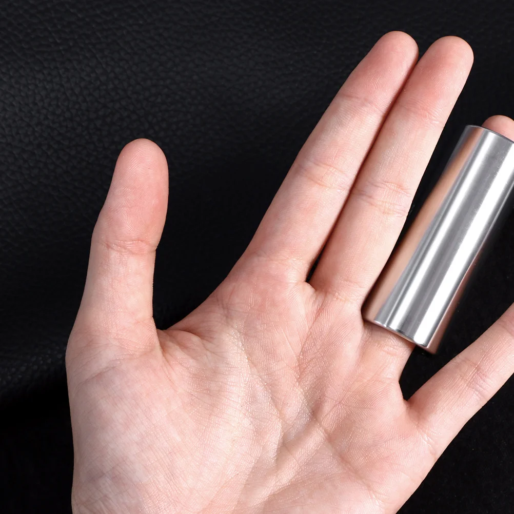 

2pcs 70Mm Glass Stainless Steel Guitar Slide Medium Bottleneck For Professional Players Durable Tuning Instrument Accessory