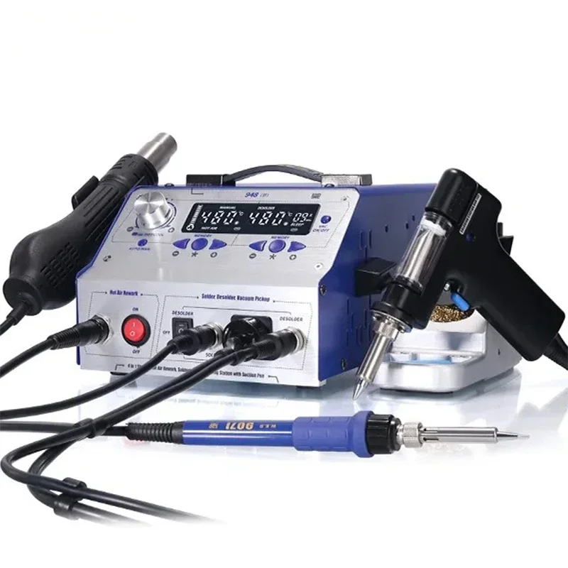 4 In 1 Multifunctional Soldering Station, Professional Hot Air SMD Rework Tools for Mobile Phone Repair