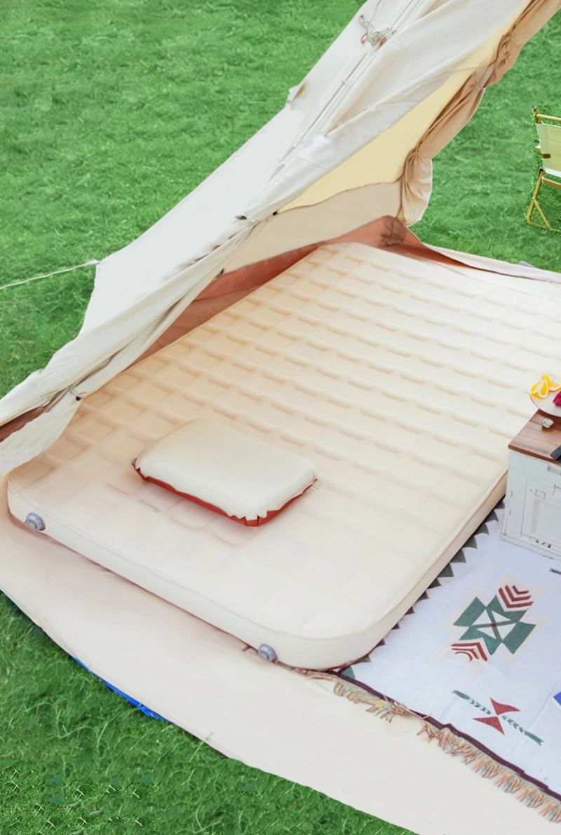 lohascamping 2025 new Self-inflating Mat Compact Folding Sleeping Bed Mat 1-2 Person Air Mattress Thickening 10cm Sleeping Pad