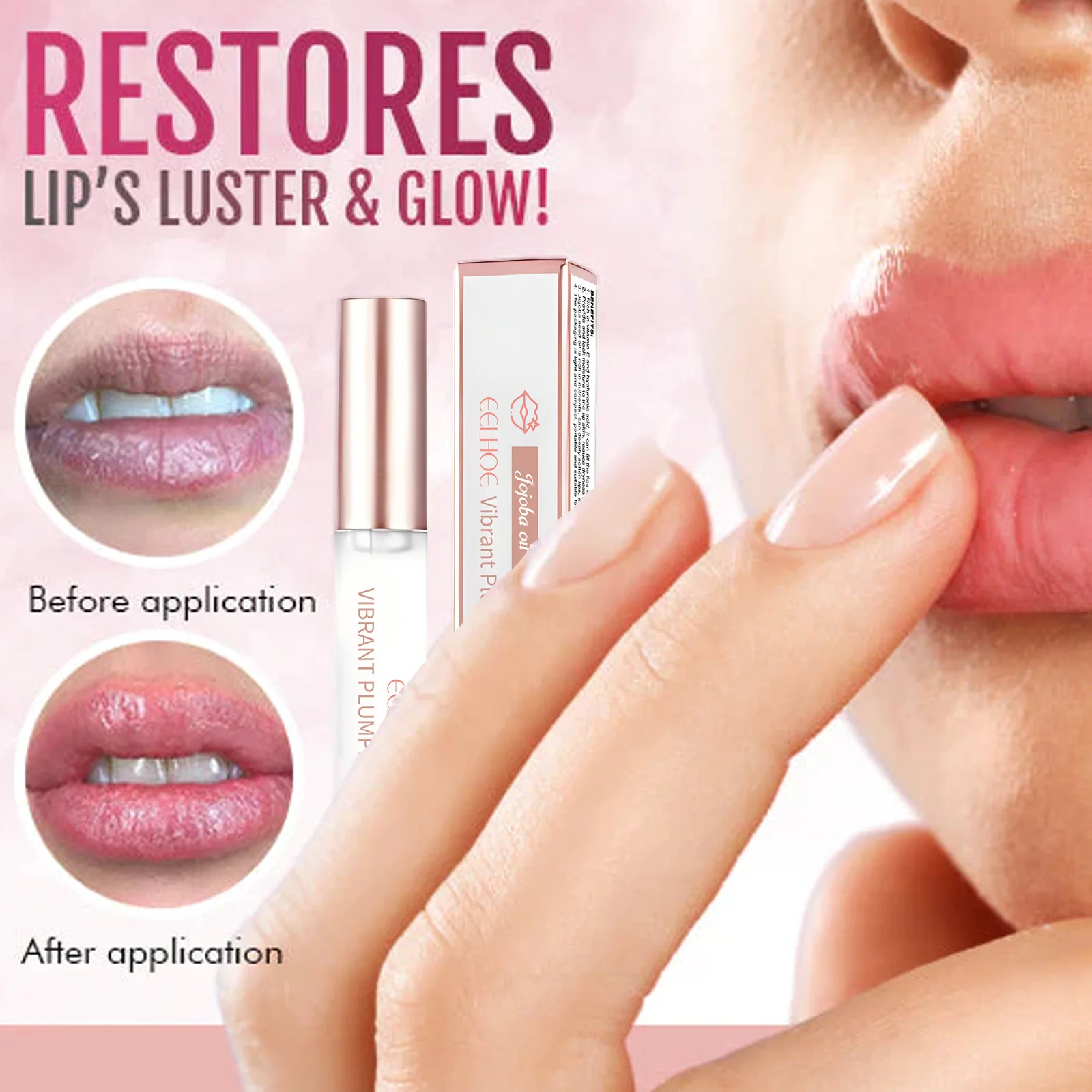 Lip Plump Serum Long Lasting Moisturizing Reduce Dry Lines Peelings Removal Chapped Treatment Promote Luster Lips Care Essence