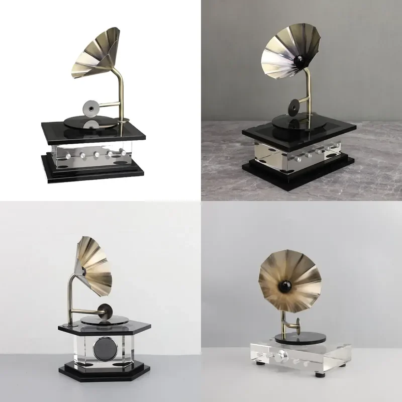 for Chinese Retro Phonograph Model Room Sales Department Bedroom Living Room TV Cabinet Bedside Desktop Entrance Jewelry