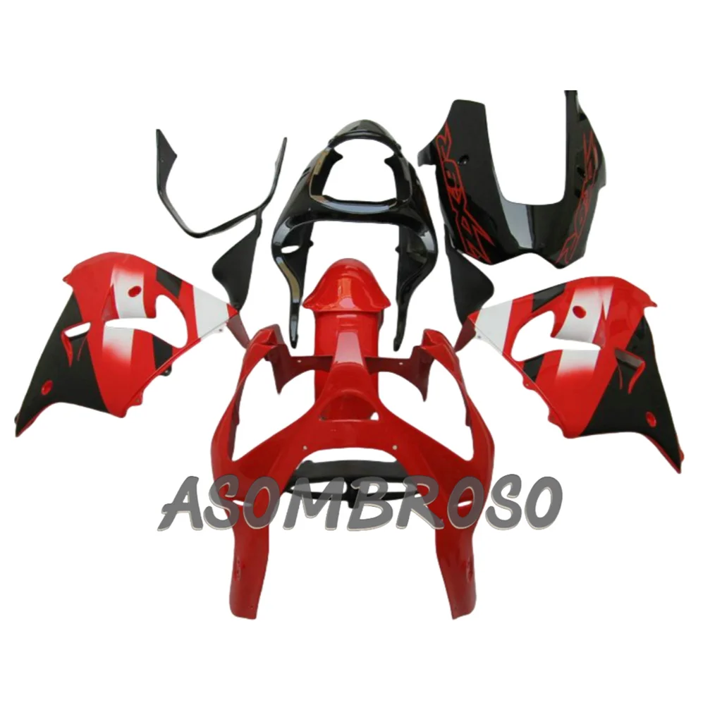 Free Custom Prime Fairing Set for Kawasaki 00 01 ZX9R 2000 2001 ZX-9R ZX 9R Sportbike Body Rebuild Street Sport Bodywork Parts