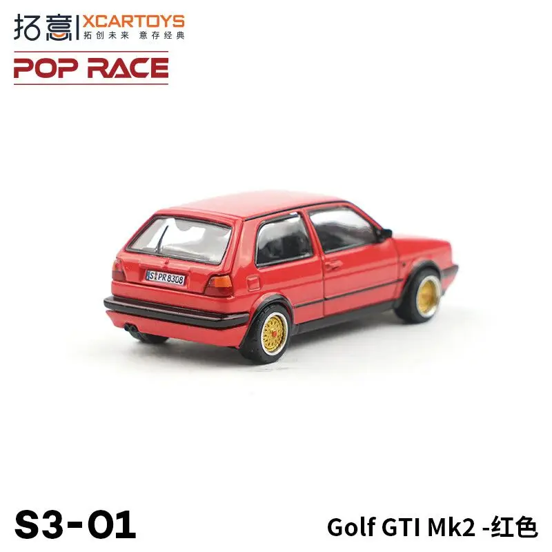 Tuoyi POPRACE Alloy Car Model 1/64 Golf GTI Miniature Model Simulation Boy Toy Car