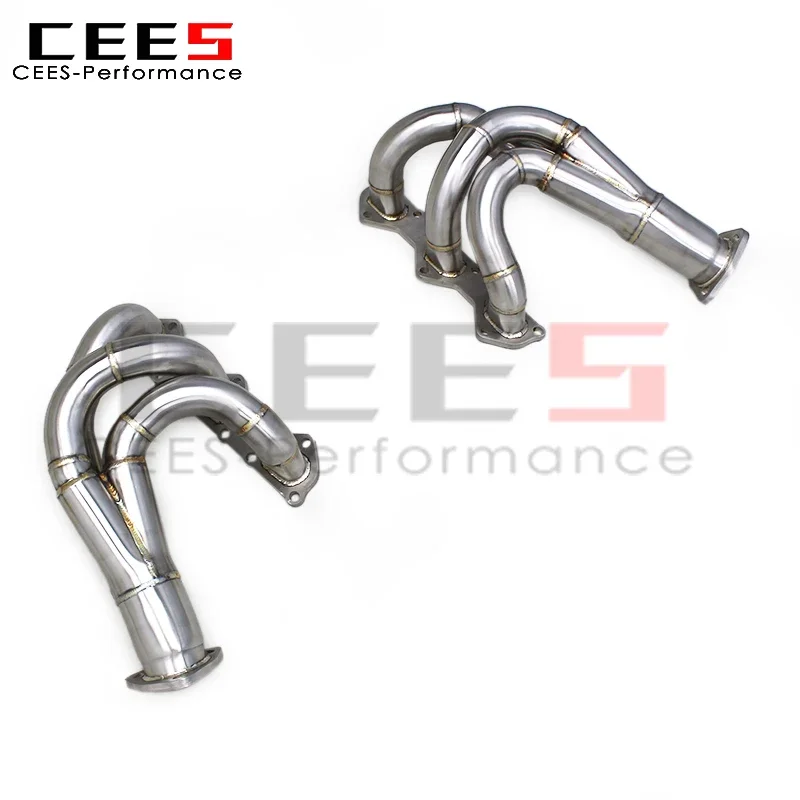 

CEES Exhaust Manifold Header For Porsche 718 Cayman GT4 4.0L 2018-2022 304Stainless Steel 304 Exhaust System