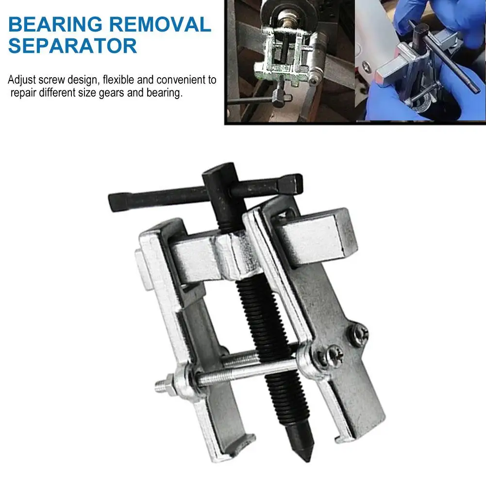 

2 Puller 65mm Bearing Gear Puller Hand Tool Steel Wheel Pulley Remover for Pump Wall Automotive Straight Type L8C6