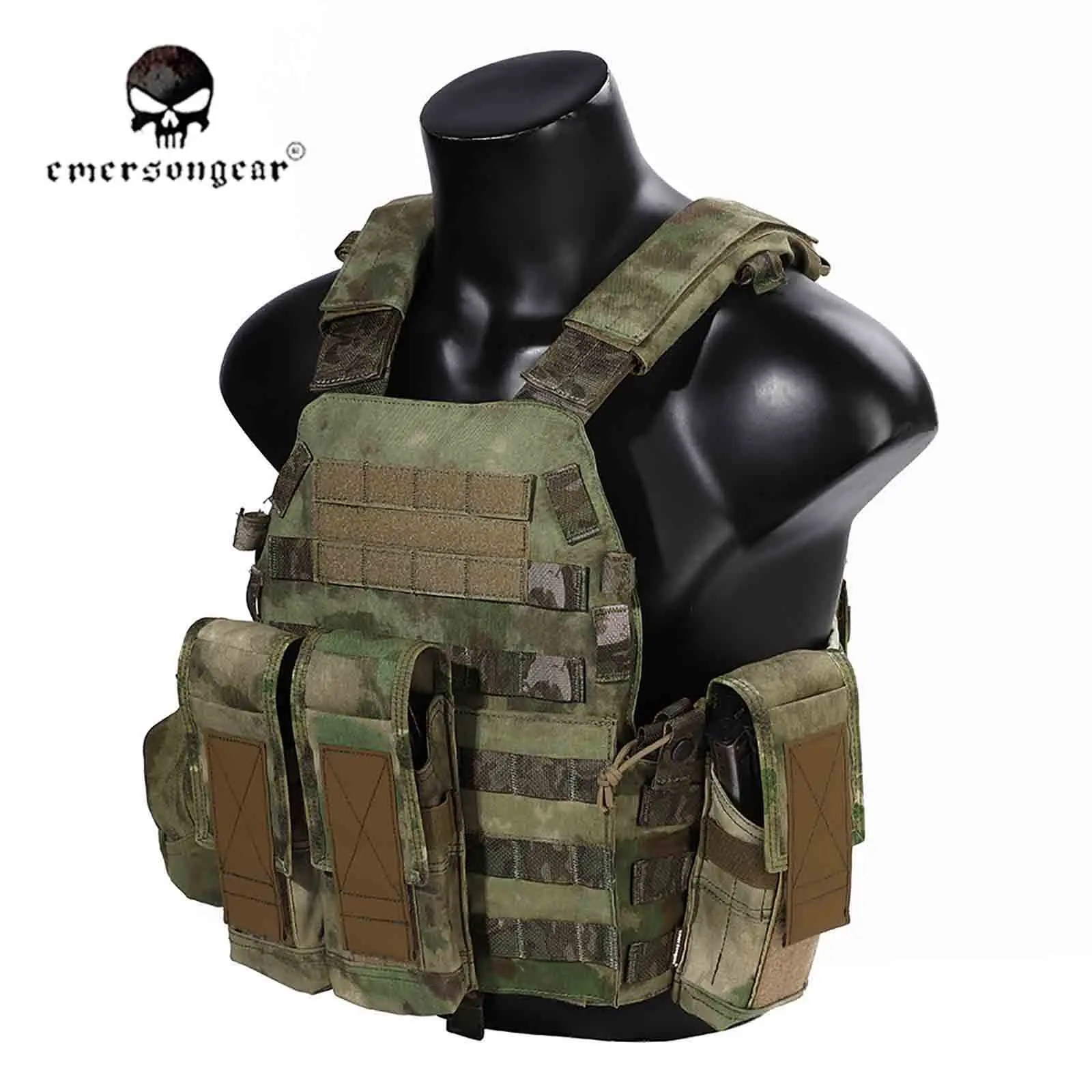 

Emersongear Tactical 7.62 Single Magazine Pouch Mag Bag for AK Rifle Panel Hunting Airsoft Hiking Combat Outdoor Nylon