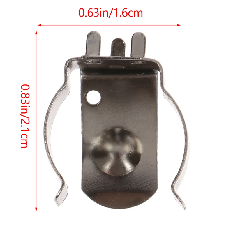 10Pcs Nickel Plated Spring Steel Metal Stamping 18650 BC-1719 Battery Contact Clip 18650 Battery Holder Accessories