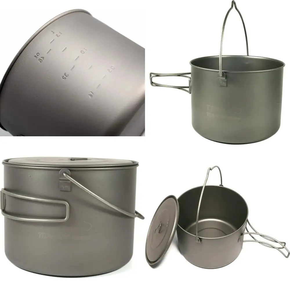 1600-ml-Topf aus Titan mit Bügelgriff