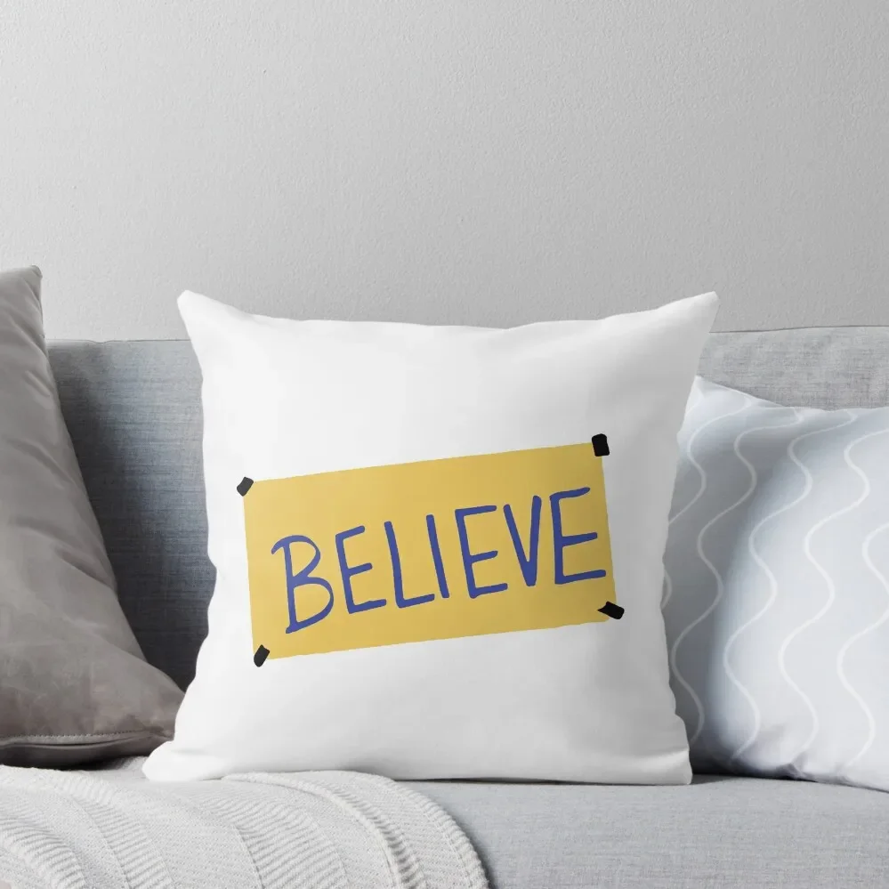 

BELIEVE-TED Throw Pillow bed pillows Cushion Child Christmas Pillow Sofa Pillow Cover