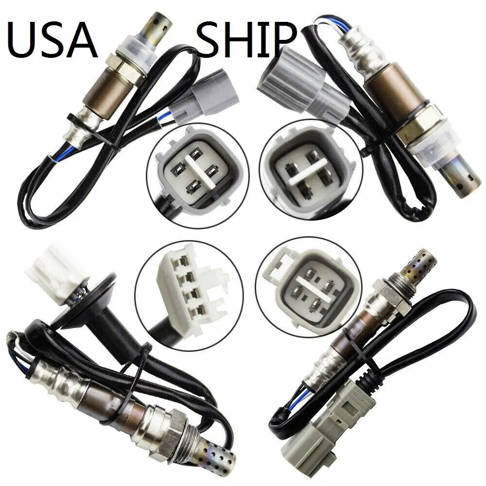 4pcs Oxygen sensor For Toyota Sienna 2007 2008-2010 3.5L Upstream & Downstream