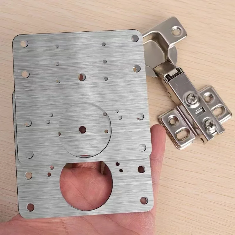 

Hinge Repair Plates Kitchen Cabinet Door Hinges 10/20pcs Mounting Plates with Screw Flat Fixing Brackets Furniture Hardware Tool