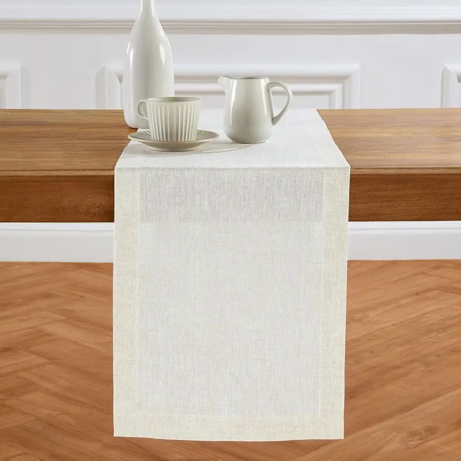 

100 дорожек для стола из чистого льна, 54 дюйма, 14 x 54 дюйма, журнальные столики и сервант на весну, Пасху, сезонных развлечений