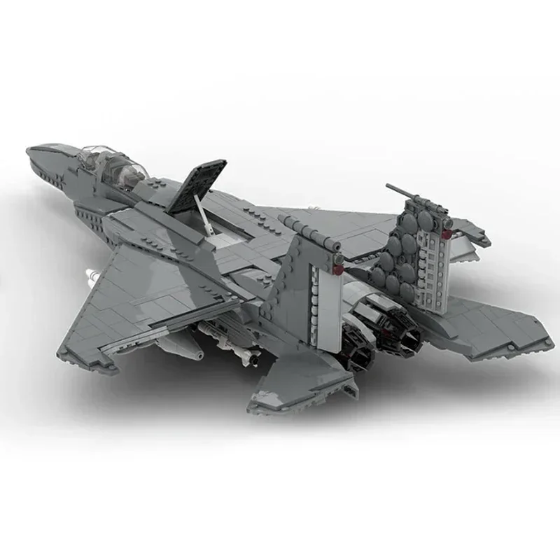 Militaire Model Moc Bouwstenen F-15 E Strike Eagle 1:33 Vechter Technologie Blokken Geschenken Kerst Speelgoed DIY Sets Montage