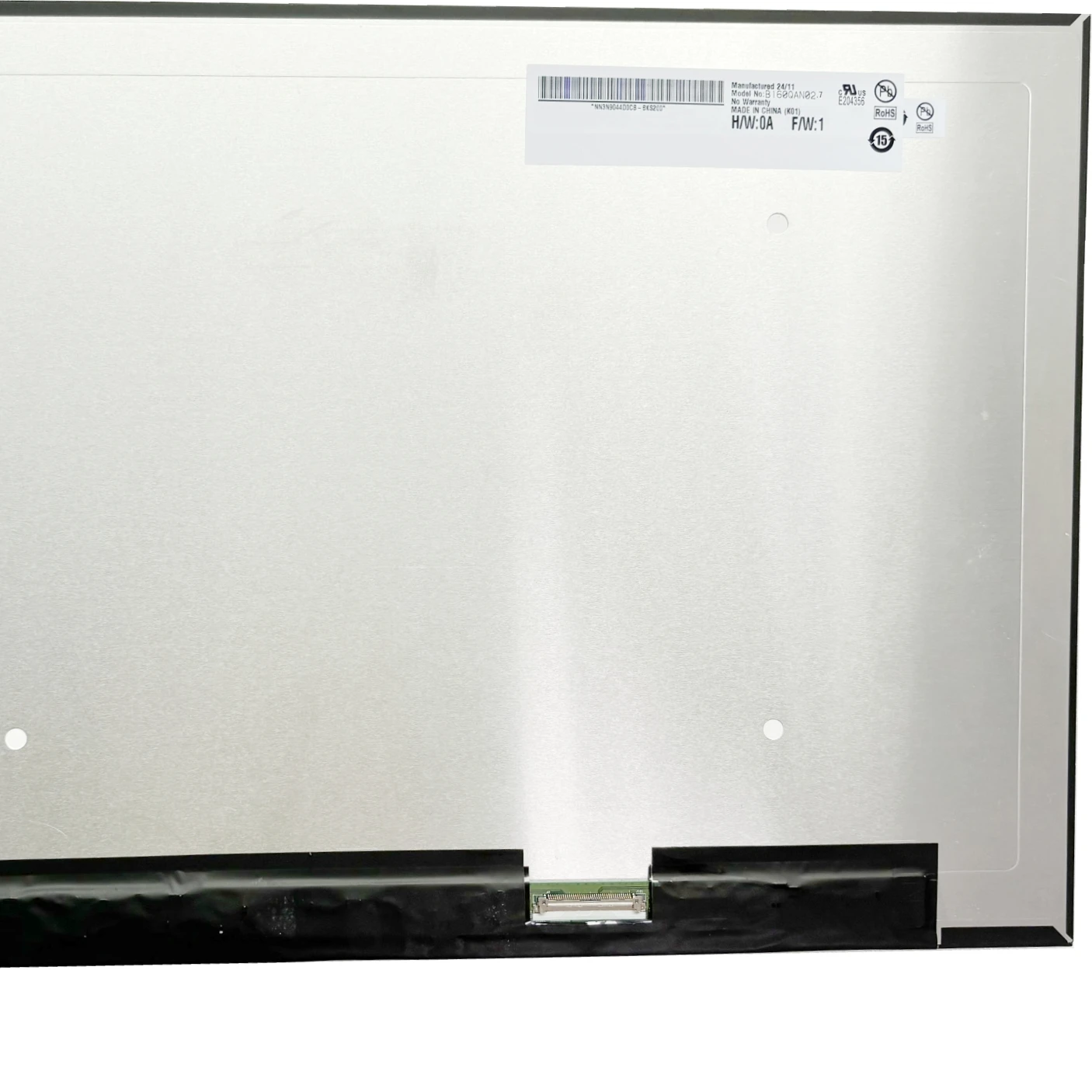 B160QAN02.7 IPS Original Display Replacement Panel Matrix 16.0'' Laptop LCD Screen