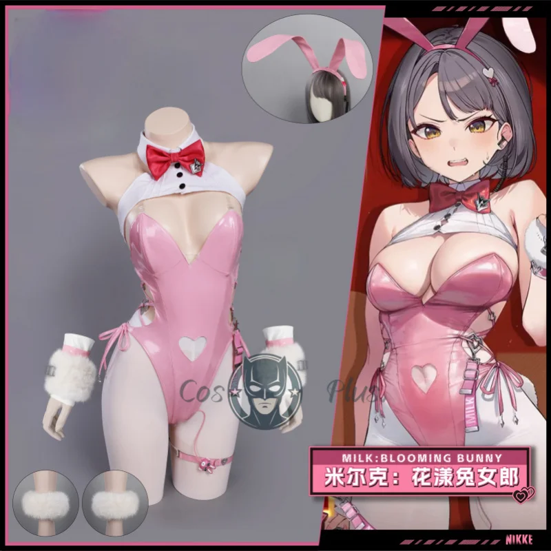 

Аниме-игра NIKKE The Goddess of Victory Milk, карнавальный костюм, униформа кролика для девочек, Хэллоуин, карнавал, одежда для рождественской вечеринки