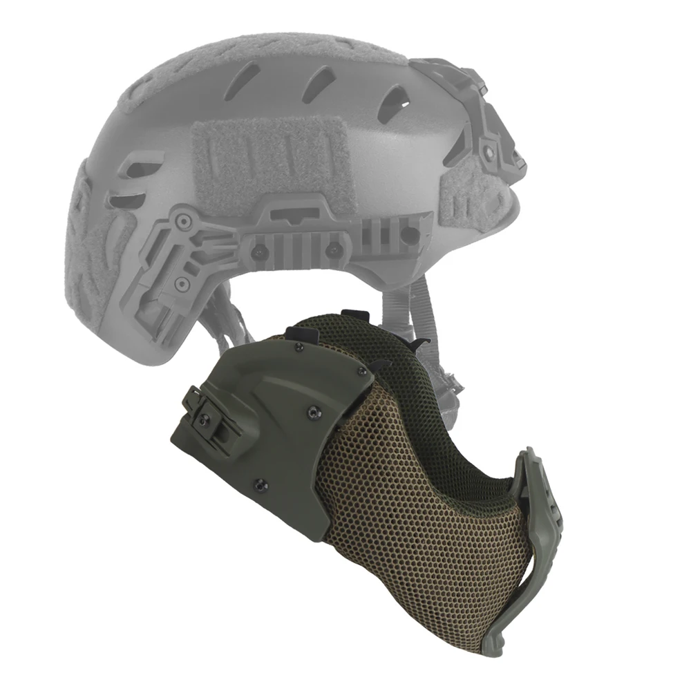 

Тактическая команда Wendy 3,0, шлем, каппа, модульная охотничья стрельба, страйкбол, CS, игры, защитная полумаска, аксессуары для шлема