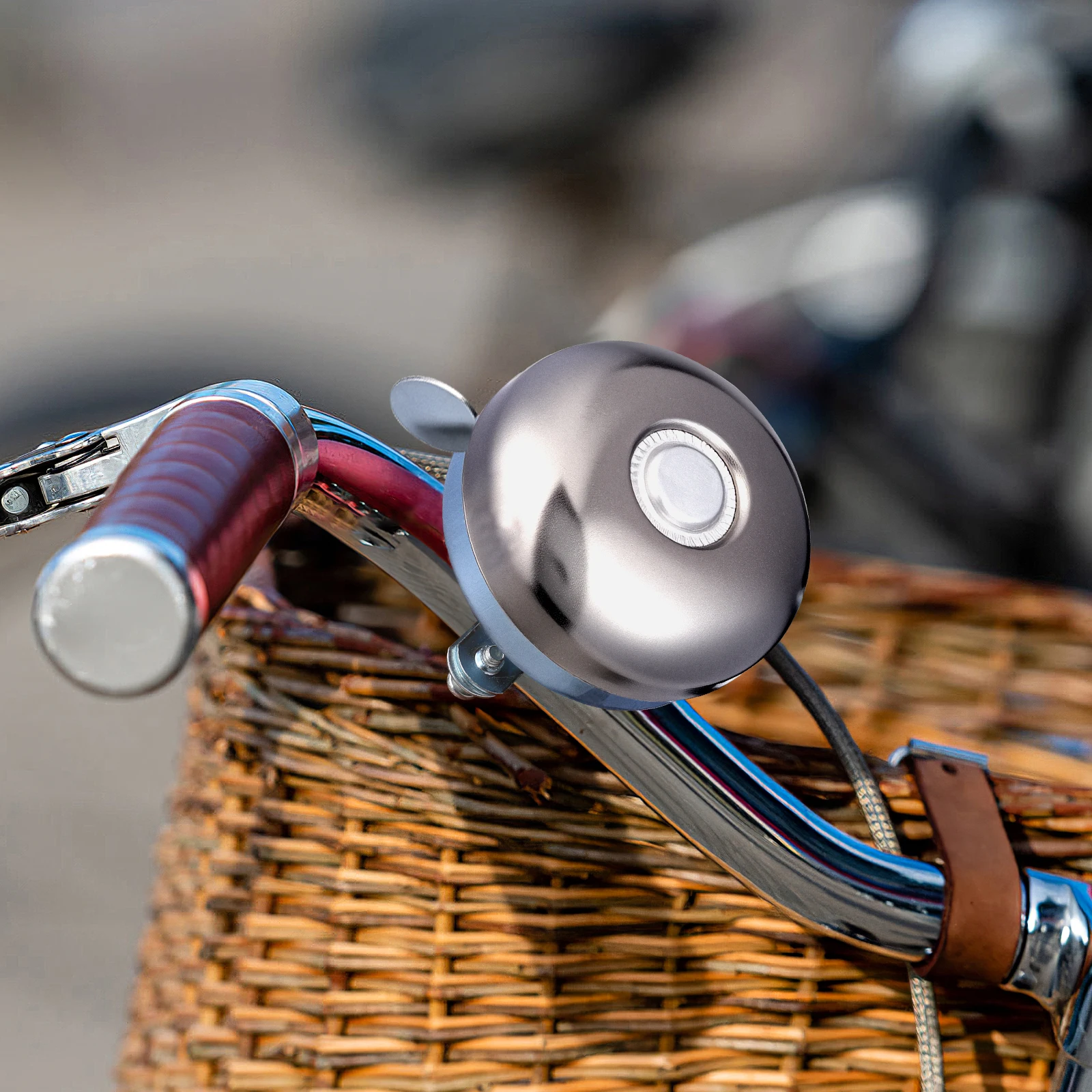 Retro Bell Alarm Bike Accessory 52mm Bright Color Metal Handlebar Vintage Cycling Horn Loud Clear Sound