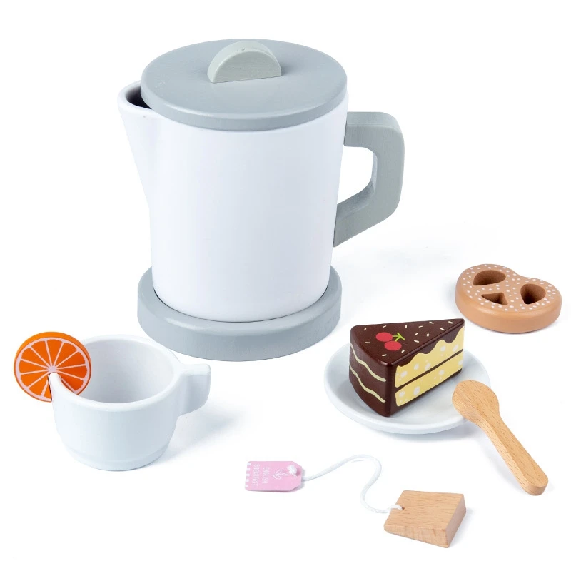 Cucina per bambini Set da gioco in legno giocattoli simulazione utensili da cucina Set gioco di ruolo strumento educativo